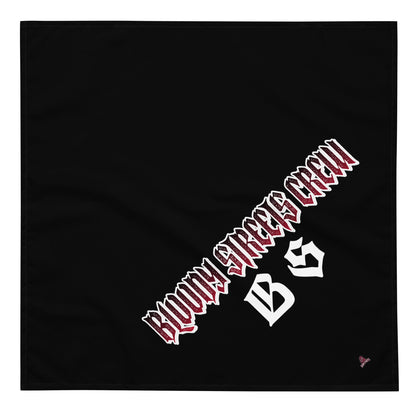 Bloody Streets Crew Bandana Black - BLOODY-STREETS.DE Streetwear Herren und Damen Hoodies, T-Shirts, Pullis