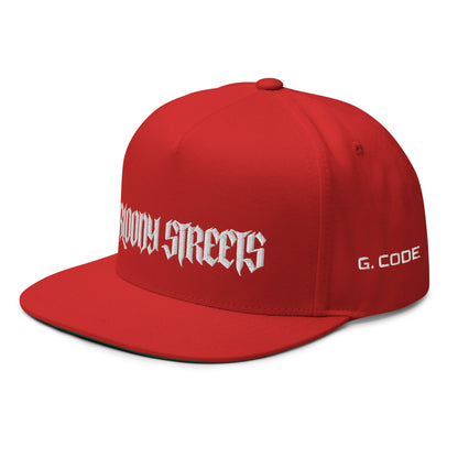 Bloody Streets Crew Flat Bill RED - BLOODY-STREETS.DE Streetwear Herren und Damen Hoodies, T-Shirts, Pullis