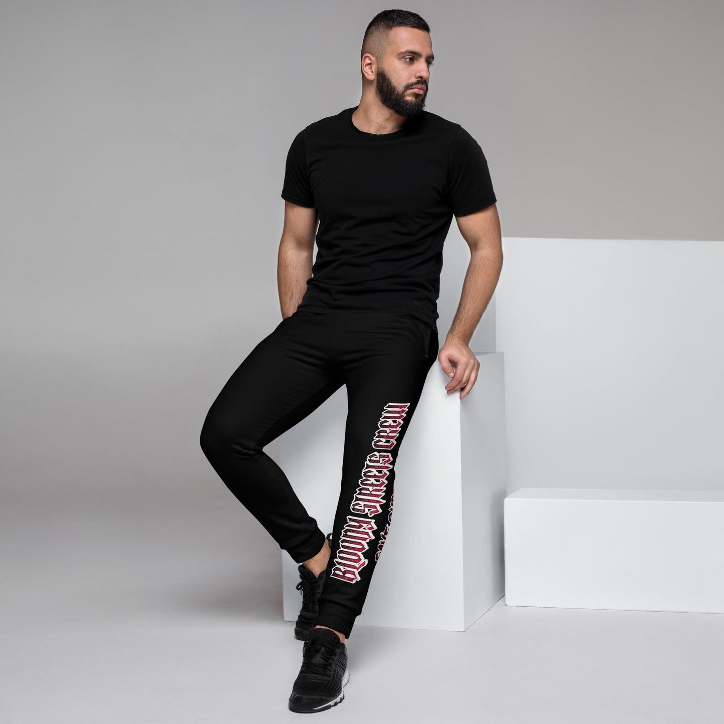 Bloody Streets Crew Herren-Jogginghose Black - BLOODY-STREETS.DE Streetwear Herren und Damen Hoodies, T-Shirts, Pullis