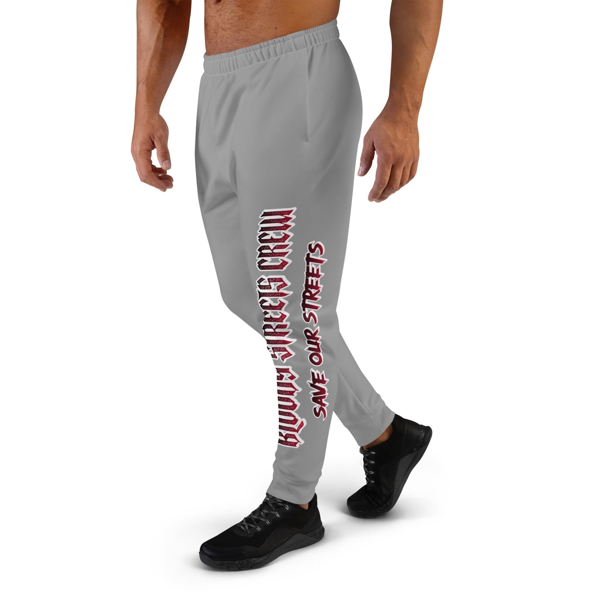 Bloody Streets Crew Herren-Jogginghose Gray Herren - BLOODY-STREETS.DE Streetwear Herren und Damen Hoodies, T-Shirts, Pullis