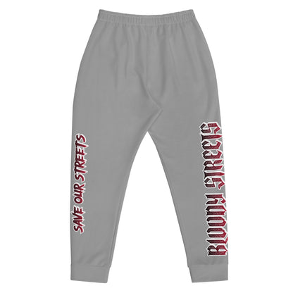 Bloody Streets Crew Herren-Jogginghose Gray Herren - BLOODY-STREETS.DE Streetwear Herren und Damen Hoodies, T-Shirts, Pullis