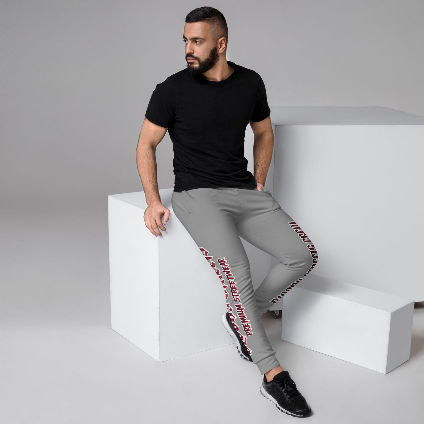 Bloody Streets Crew Herren-Jogginghose Gray Herren - BLOODY-STREETS.DE Streetwear Herren und Damen Hoodies, T-Shirts, Pullis