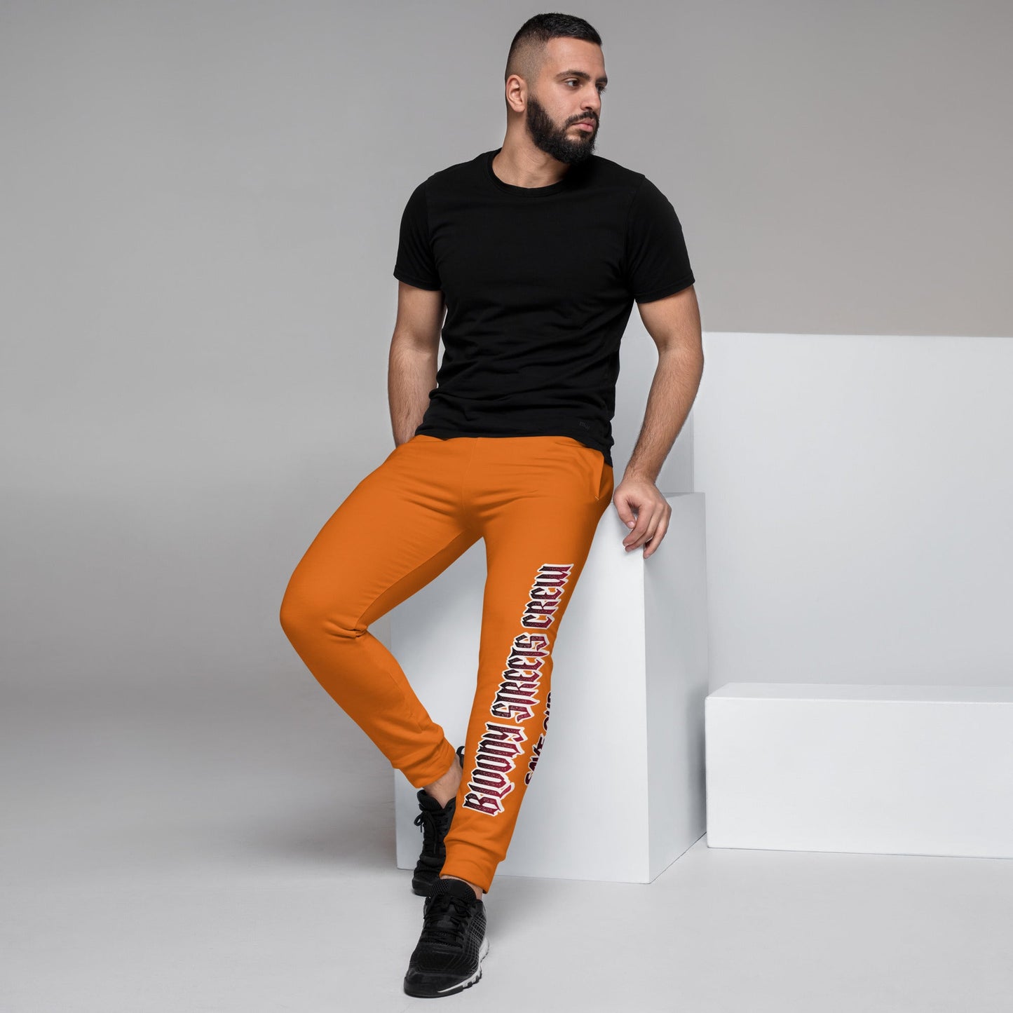 Bloody Streets Crew Herren-Jogginghose Orange Herren - BLOODY-STREETS.DE Streetwear Herren und Damen Hoodies, T-Shirts, Pullis