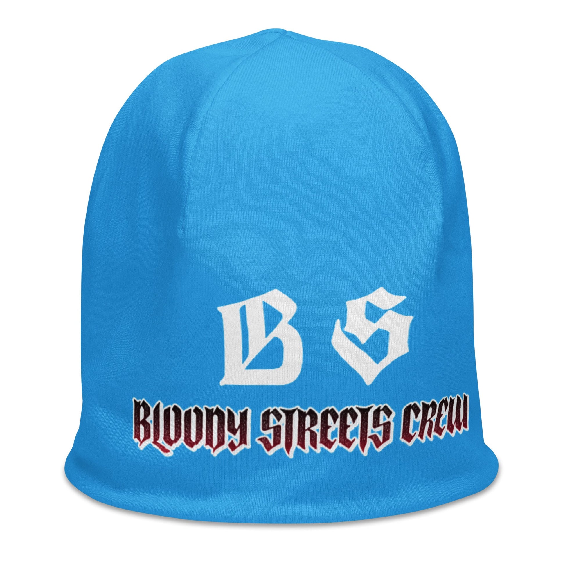 Bloody Streets Crew Member Beanie Blue - BLOODY-STREETS.DE Streetwear Herren und Damen Hoodies, T-Shirts, Pullis