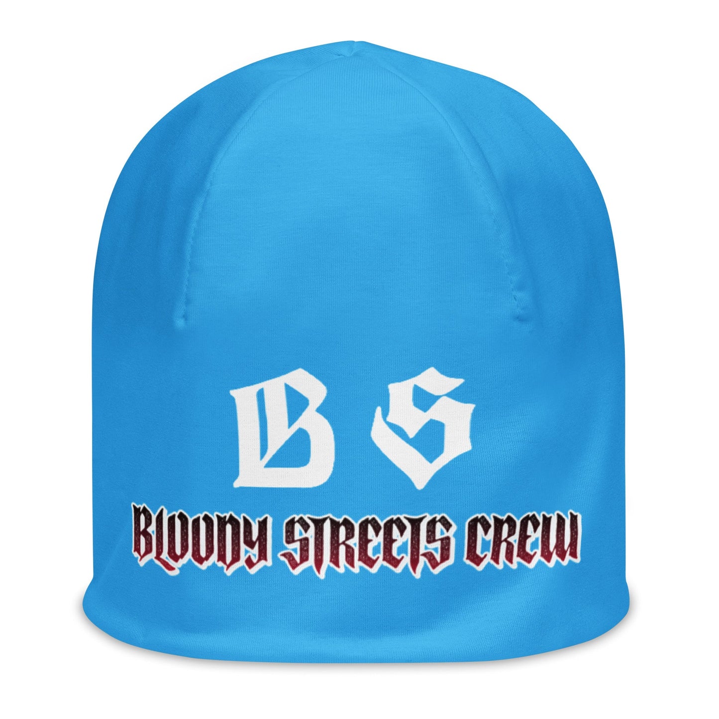 Bloody Streets Crew Member Beanie Blue - BLOODY-STREETS.DE Streetwear Herren und Damen Hoodies, T-Shirts, Pullis