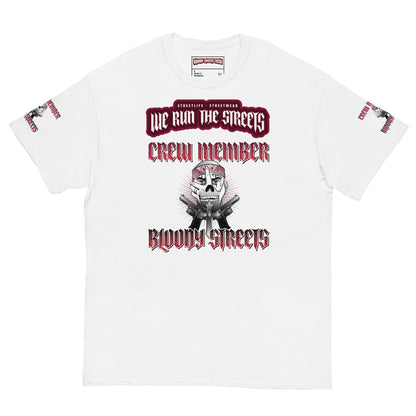 Bloody Streets Crew Member Herren Streetwear T-SHIRT S.O.S - BLOODY-STREETS.DE Streetwear Herren und Damen Hoodies, T-Shirts, Pullis