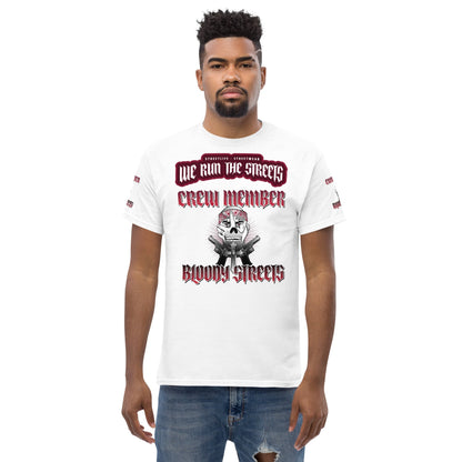 Bloody Streets Crew Member Herren Streetwear T-SHIRT S.O.S - BLOODY-STREETS.DE Streetwear Herren und Damen Hoodies, T-Shirts, Pullis