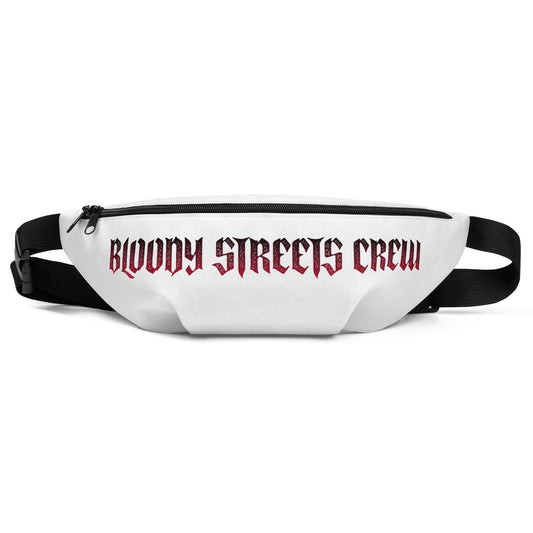 BLOODY STREETS Crew Member Streetwear Gürteltasche White - BLOODY-STREETS.DE Streetwear Herren und Damen Hoodies, T-Shirts, Pullis