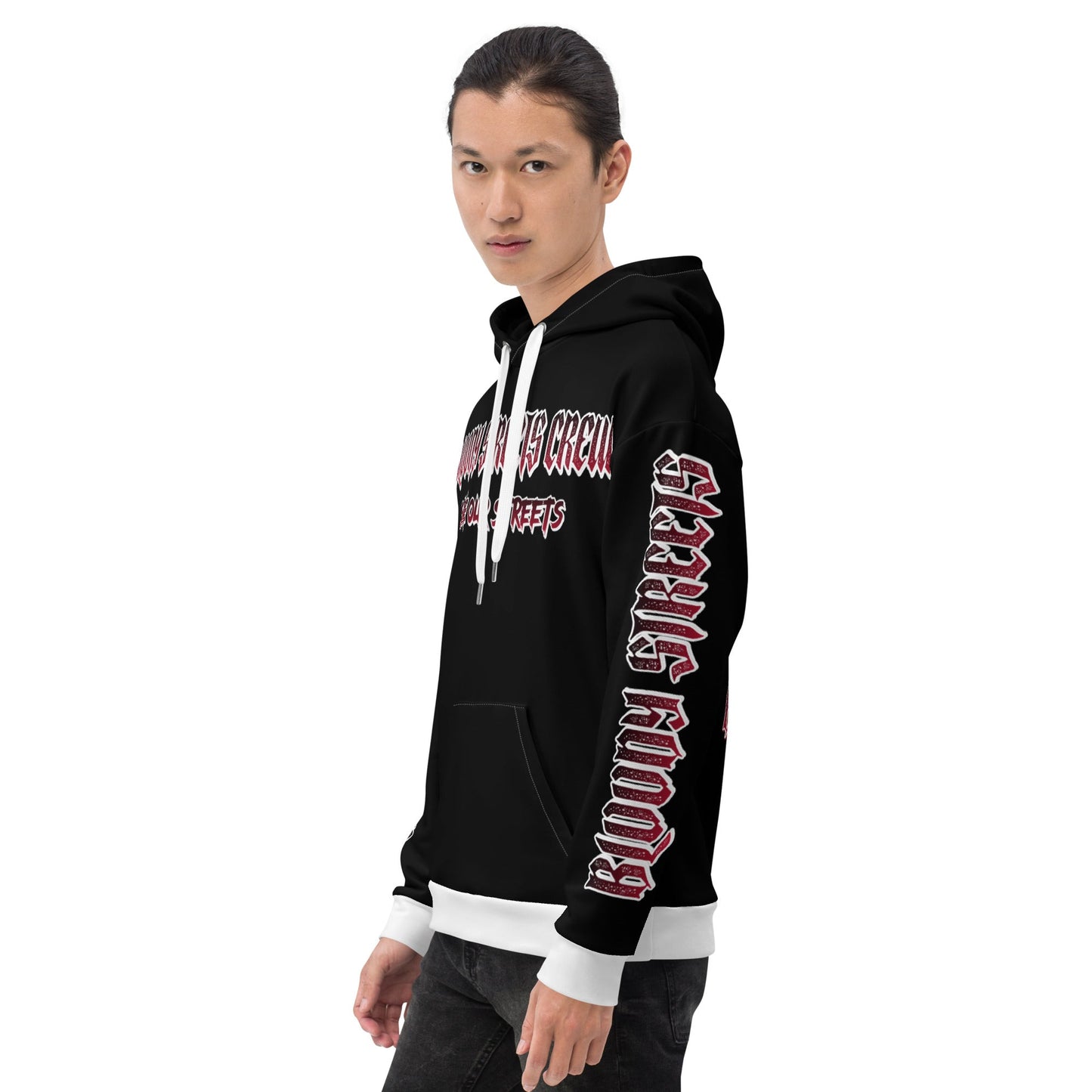 BLOODY STREETS Crew Streetwear Hoodie Black - BLOODY-STREETS.DE Streetwear Herren und Damen Hoodies, T-Shirts, Pullis