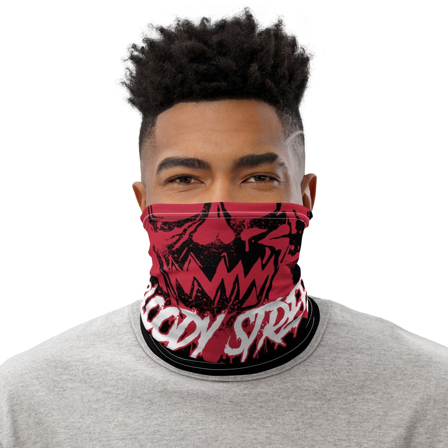 Bloody Streets Death Face Gesichtsmaske Black Einheitsgröße - BLOODY-STREETS.DE Streetwear Herren und Damen Hoodies, T-Shirts, Pullis