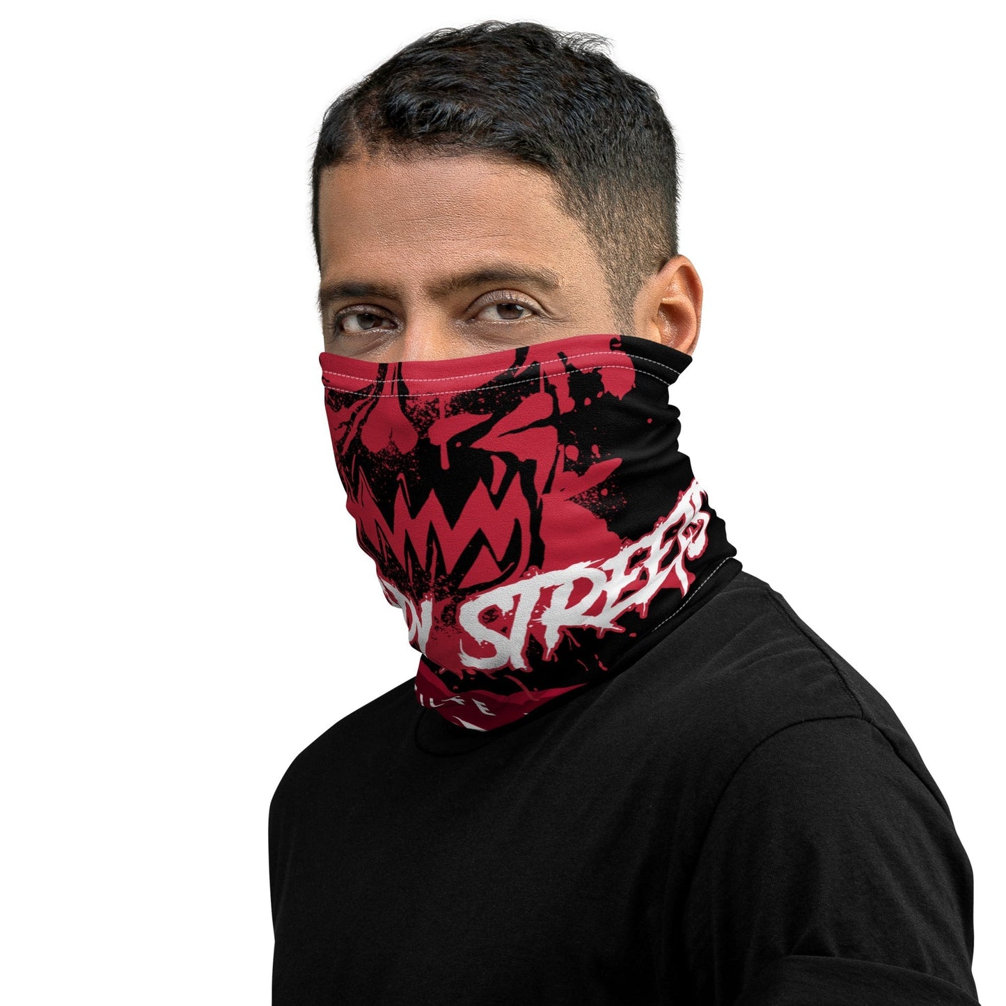 Bloody Streets Death Face Gesichtsmaske Black Einheitsgröße - BLOODY-STREETS.DE Streetwear Herren und Damen Hoodies, T-Shirts, Pullis