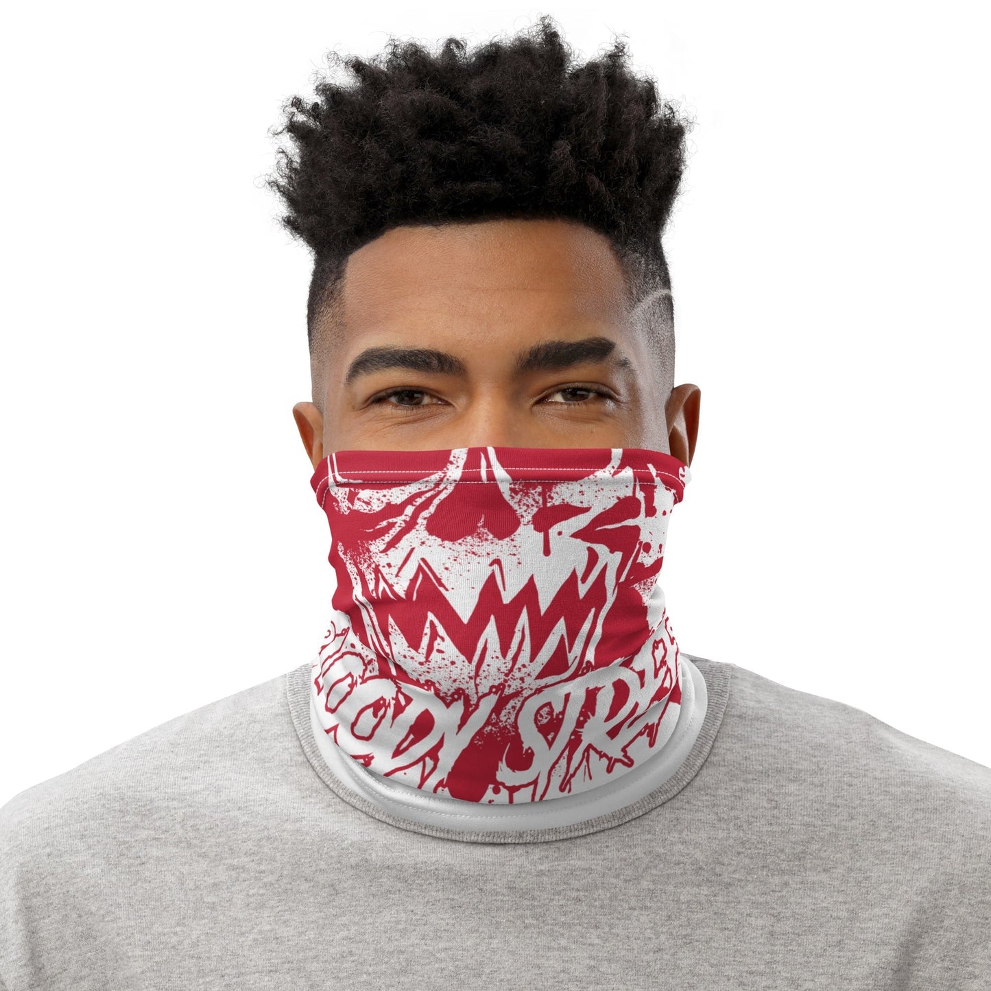 Bloody Streets Death Face Gesichtsmaske White Einheitsgröße - BLOODY-STREETS.DE Streetwear Herren und Damen Hoodies, T-Shirts, Pullis