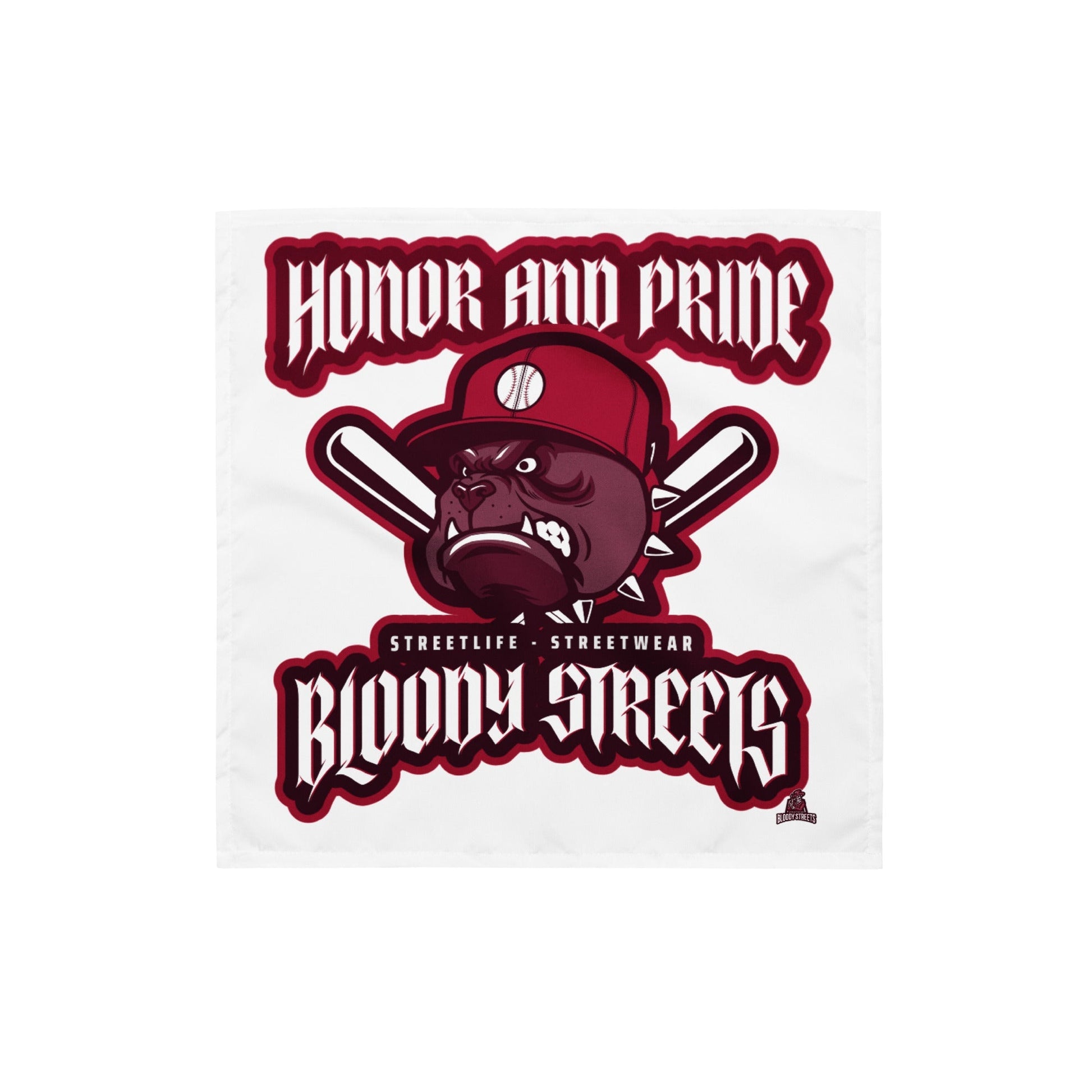 "BLOODY STREETS Honor and Pride" STREETWEAR BANDANA - BLOODY-STREETS.DE Streetwear Herren und Damen Hoodies, T-Shirts, Pullis