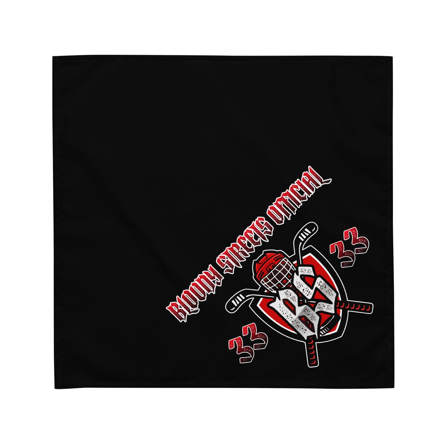 Bloody Streets Hockey Bandana - BLOODY-STREETS.DE Streetwear Herren und Damen Hoodies, T-Shirts, Pullis