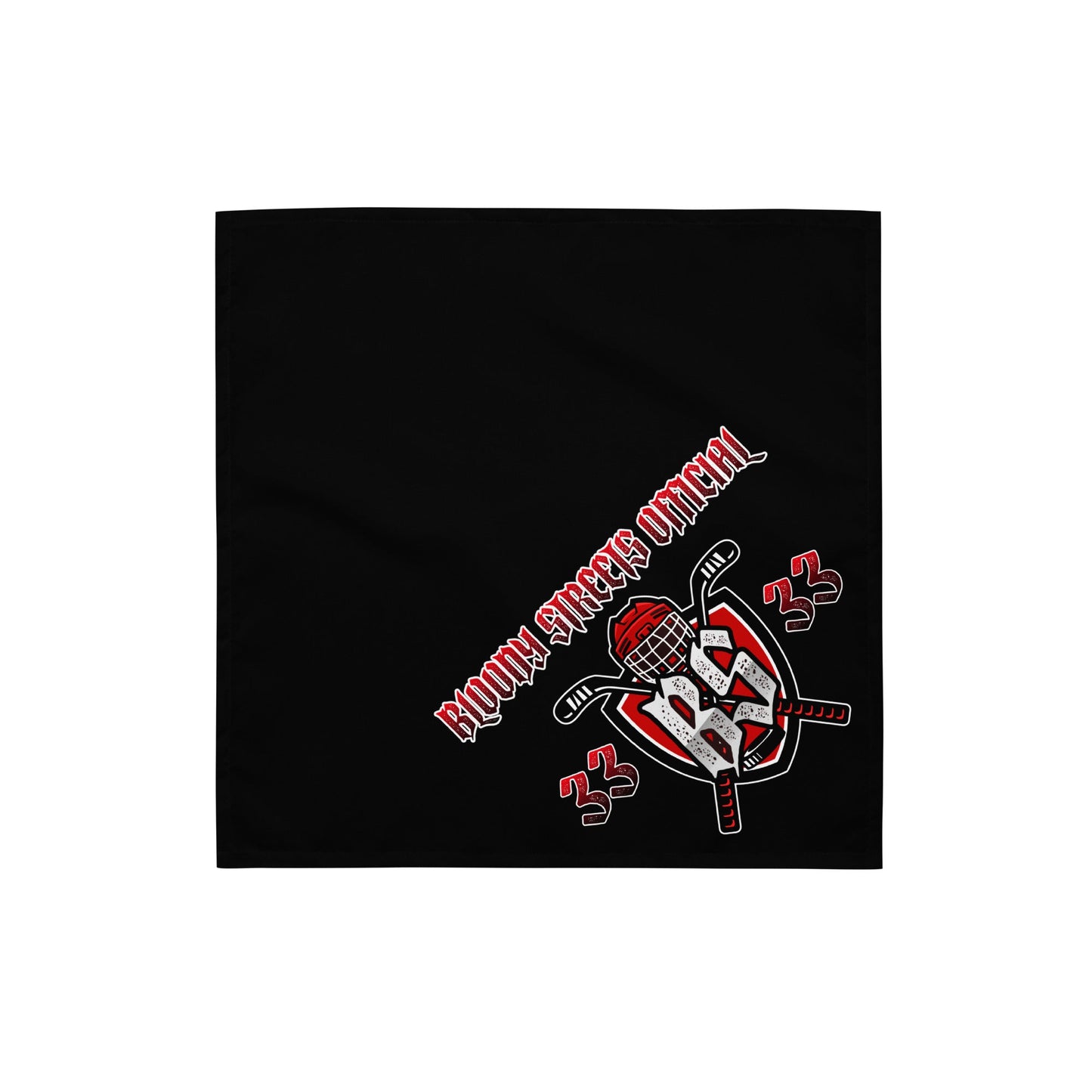 Bloody Streets Hockey Bandana - BLOODY-STREETS.DE Streetwear Herren und Damen Hoodies, T-Shirts, Pullis