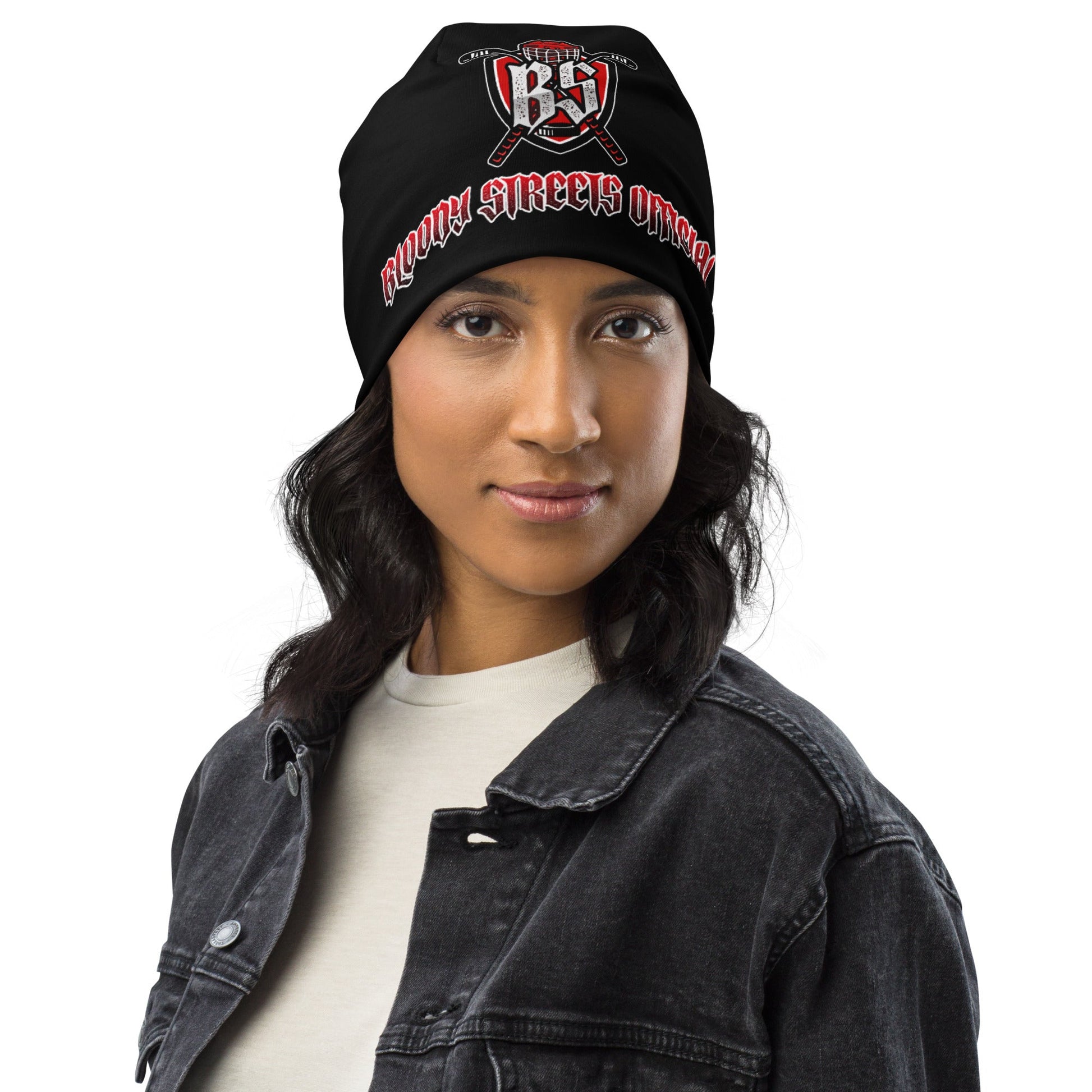 Bloody Streets Hockey Beanie - BLOODY-STREETS.DE Streetwear Herren und Damen Hoodies, T-Shirts, Pullis