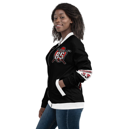 Bloody Streets Hockey Unisex Bomber Jacke - BLOODY-STREETS.DE Streetwear Herren und Damen Hoodies, T-Shirts, Pullis