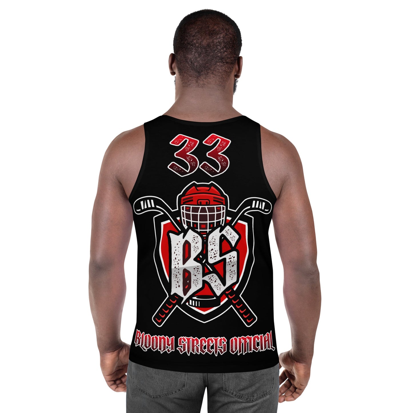 Bloody Streets Hockey Unisex Tank Top - BLOODY-STREETS.DE Streetwear Herren und Damen Hoodies, T-Shirts, Pullis