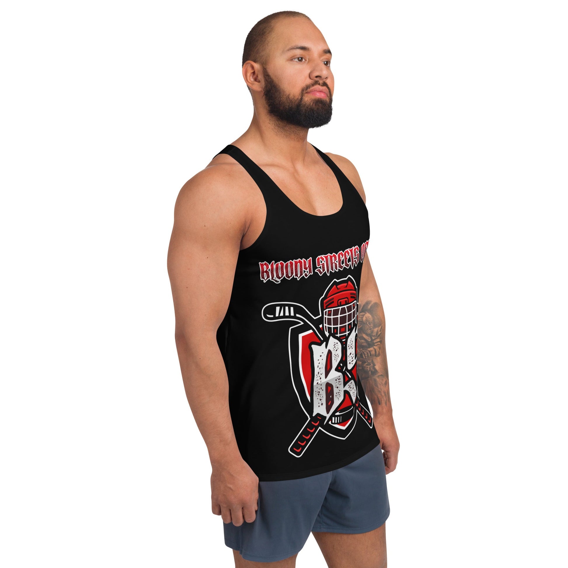 Bloody Streets Hockey Unisex Tank Top - BLOODY-STREETS.DE Streetwear Herren und Damen Hoodies, T-Shirts, Pullis