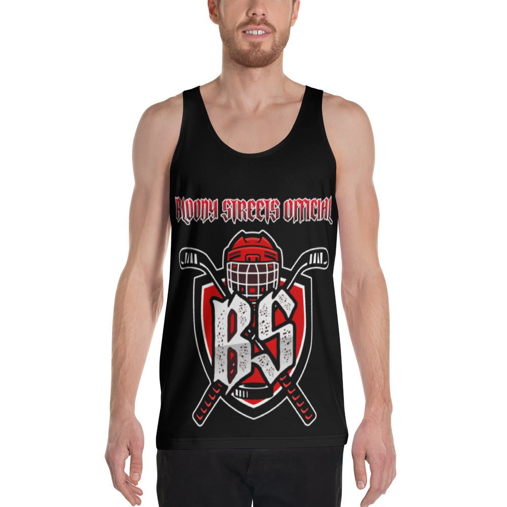 Bloody Streets Hockey Unisex Tank Top - BLOODY-STREETS.DE Streetwear Herren und Damen Hoodies, T-Shirts, Pullis