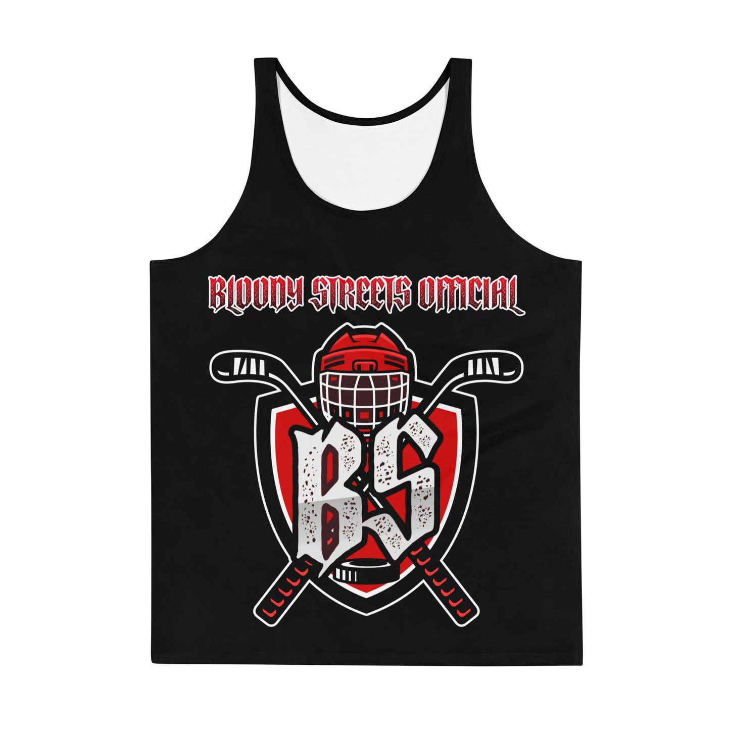 Bloody Streets Hockey Unisex Tank Top - BLOODY-STREETS.DE Streetwear Herren und Damen Hoodies, T-Shirts, Pullis