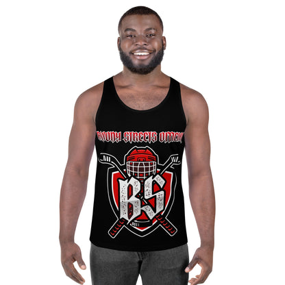 Bloody Streets Hockey Unisex Tank Top - BLOODY-STREETS.DE Streetwear Herren und Damen Hoodies, T-Shirts, Pullis