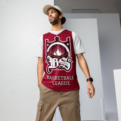 BLOODY STREETS - Recyceltes Streetwear-Basketballtrikot BLOODY RED - BLOODY-STREETS.DE Streetwear Herren und Damen Hoodies, T-Shirts, Pullis