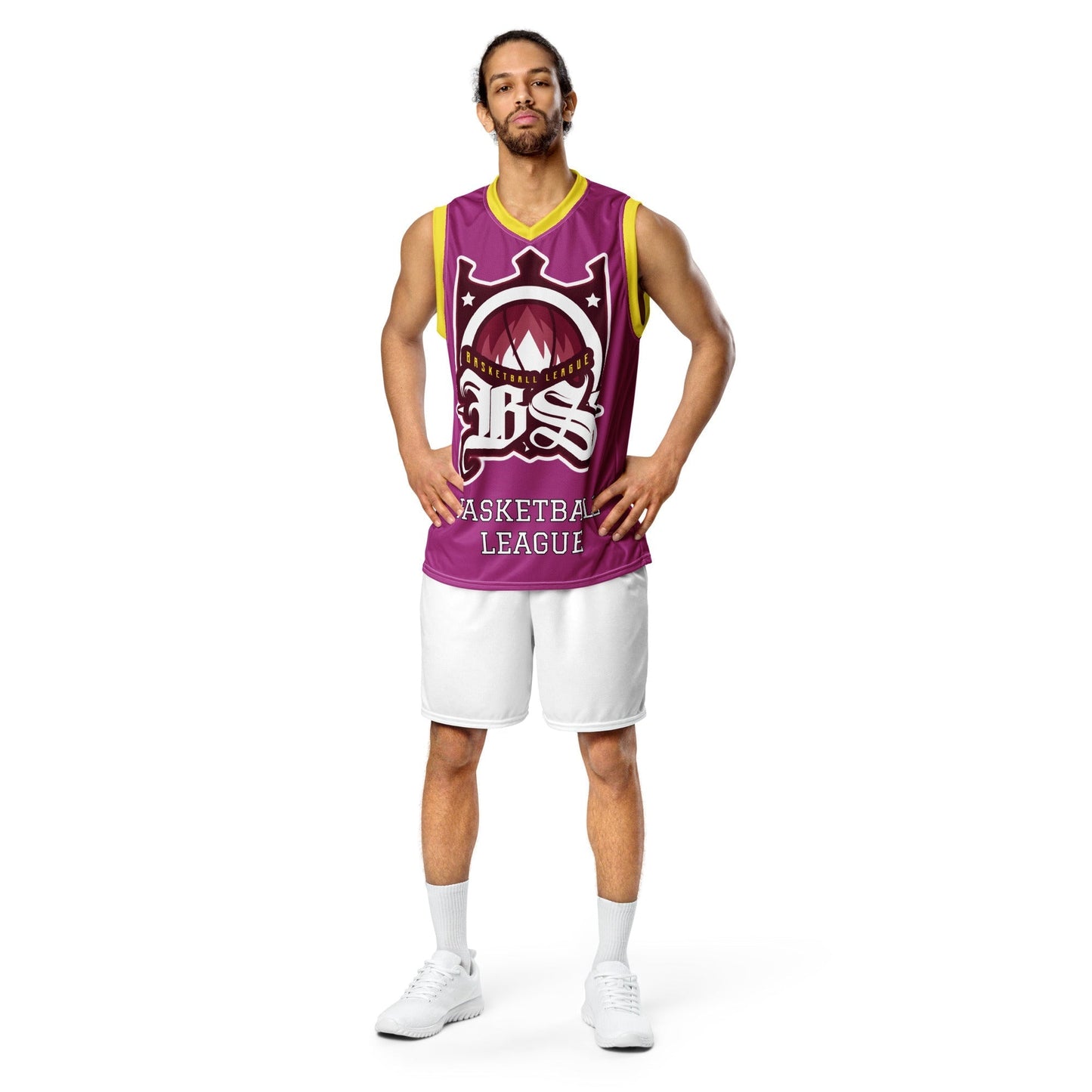 BLOODY STREETS - Recyceltes Streetwear-Basketballtrikot PURPLE - BLOODY-STREETS.DE Streetwear Herren und Damen Hoodies, T-Shirts, Pullis