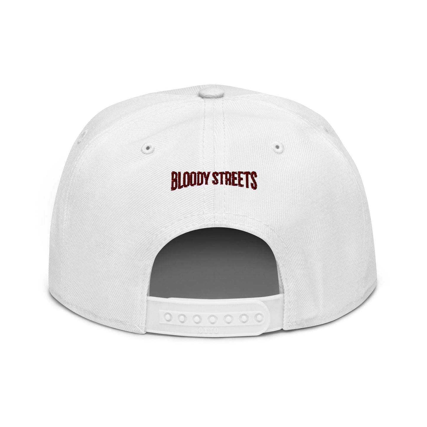 BLOODY STREETS - STREETLIFE V: WHITE Snapback-Cap - BLOODY-STREETS.DE Streetwear Herren und Damen Hoodies, T-Shirts, Pullis