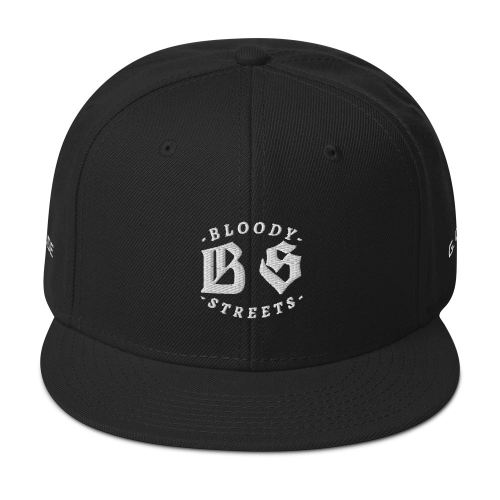 BLOODY STREETS - STREETLIFE V2. BLACK Snapback-Cap - BLOODY-STREETS.DE Streetwear Herren und Damen Hoodies, T-Shirts, Pullis