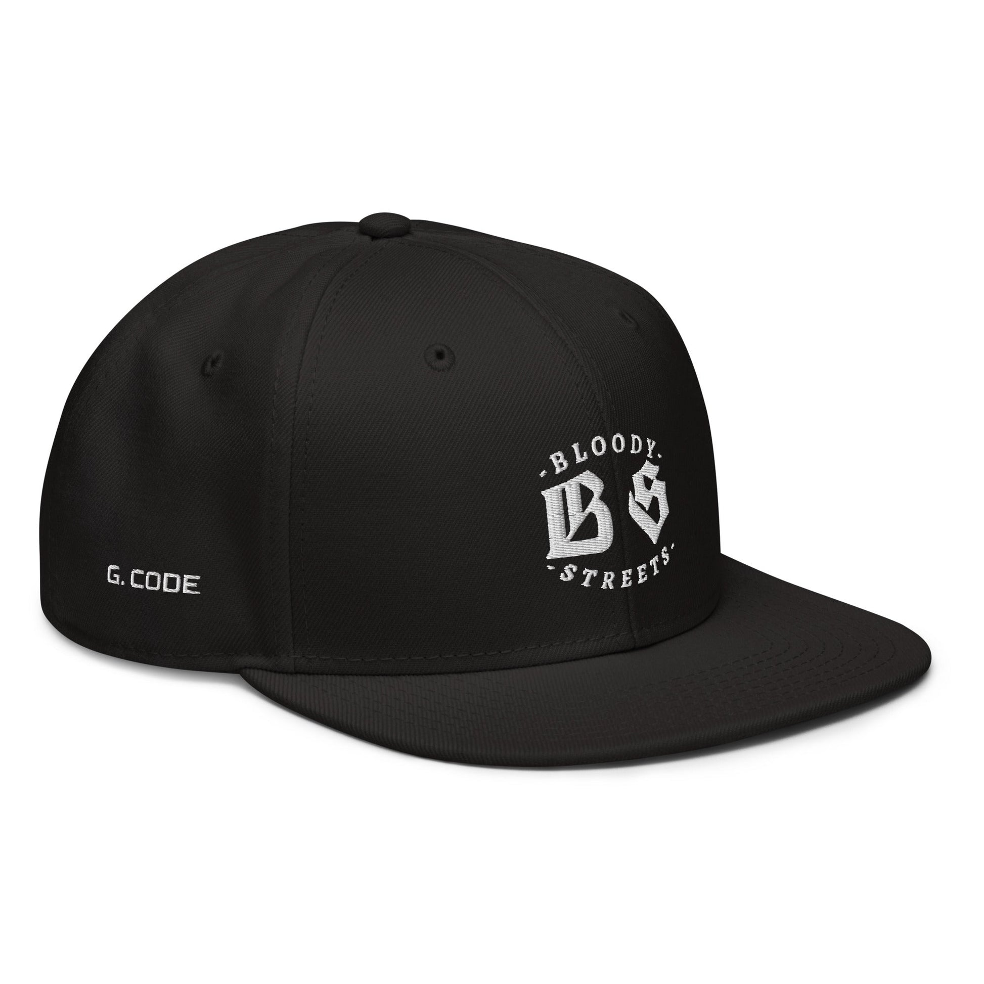 BLOODY STREETS - STREETLIFE V2. BLACK Snapback-Cap - BLOODY-STREETS.DE Streetwear Herren und Damen Hoodies, T-Shirts, Pullis