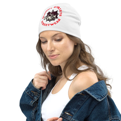 Bloody Streets - Streetwear Dog Streetwear Beanie/Mütze für Damen und Herren - BLOODY-STREETS.DE Streetwear Herren und Damen Hoodies, T-Shirts, Pullis