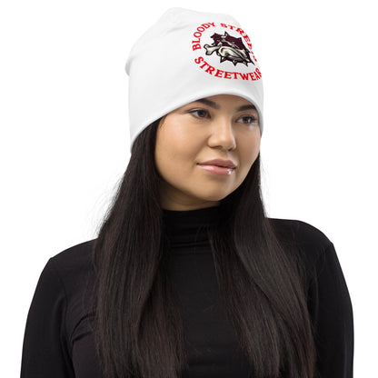 Bloody Streets - Streetwear Dog Streetwear Beanie/Mütze für Damen und Herren - BLOODY-STREETS.DE Streetwear Herren und Damen Hoodies, T-Shirts, Pullis