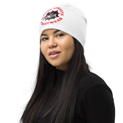 Bloody Streets - Streetwear Dog Streetwear Beanie/Mütze für Damen und Herren - BLOODY-STREETS.DE Streetwear Herren und Damen Hoodies, T-Shirts, Pullis