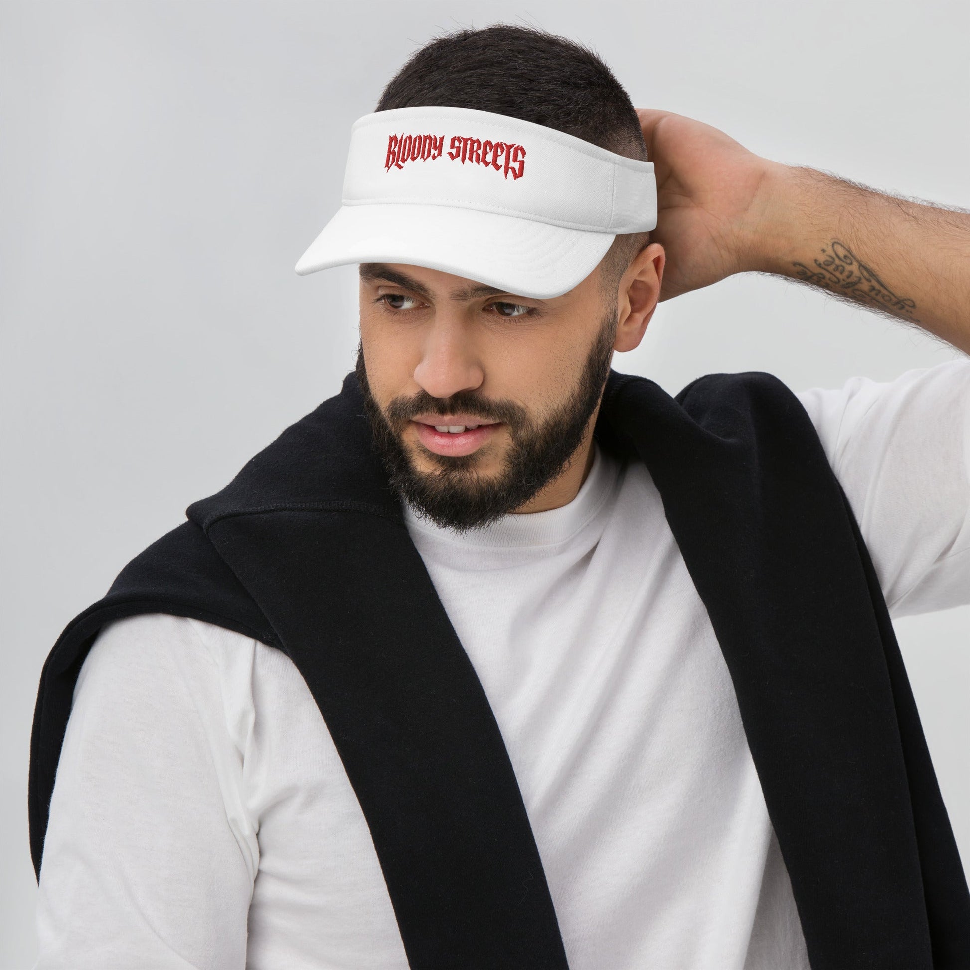 BLOODY STREETS Visor - Flexfit 8110 CAP - BLOODY-STREETS.DE Streetwear Herren und Damen Hoodies, T-Shirts, Pullis