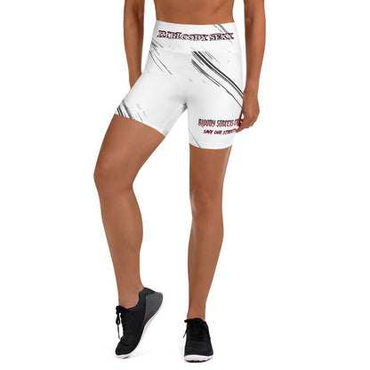 BLOODY WHITE STORM - YOGA Shorts - BLOODY-STREETS.DE Streetwear Herren und Damen Hoodies, T-Shirts, Pullis