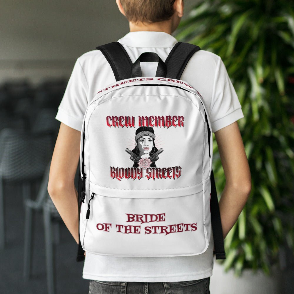 Bride of the Bloody Streets Rucksack - BLOODY-STREETS.DE Streetwear Herren und Damen Hoodies, T-Shirts, Pullis