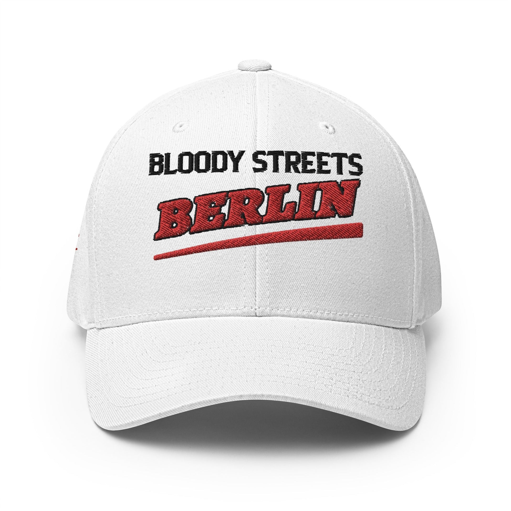 BS CITY Berlin Crew Member Premium Red DAD CAP - BLOODY-STREETS.DE Streetwear Herren und Damen Hoodies, T-Shirts, Pullis