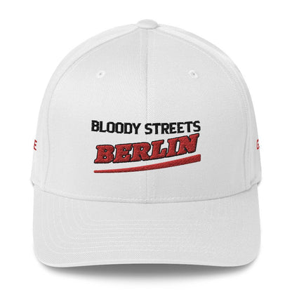 BS CITY Berlin Crew Member Premium Red DAD CAP - BLOODY-STREETS.DE Streetwear Herren und Damen Hoodies, T-Shirts, Pullis