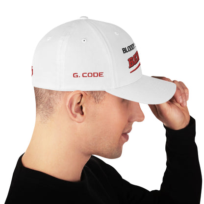 BS CITY Berlin Crew Member Premium Red DAD CAP - BLOODY-STREETS.DE Streetwear Herren und Damen Hoodies, T-Shirts, Pullis