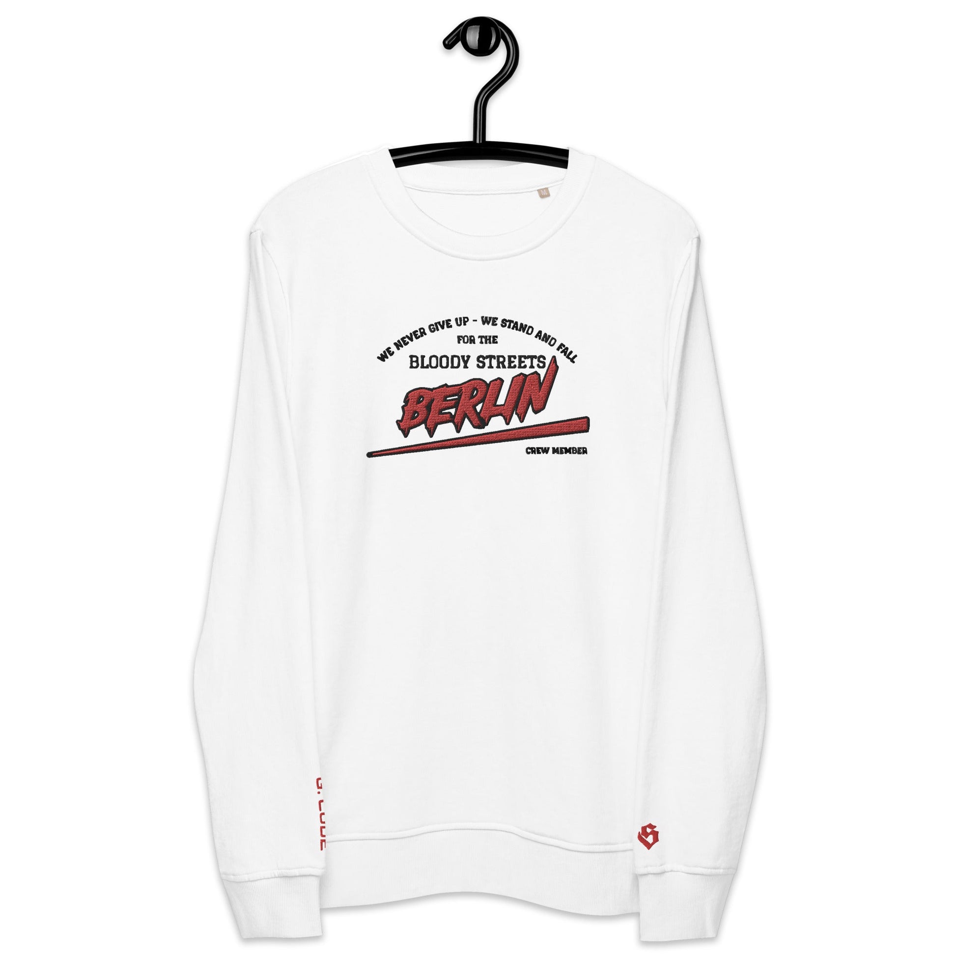 BS CITY Berlin Crew Member Premium Red "G" Pullover - BLOODY-STREETS.DE Streetwear Herren und Damen Hoodies, T-Shirts, Pullis