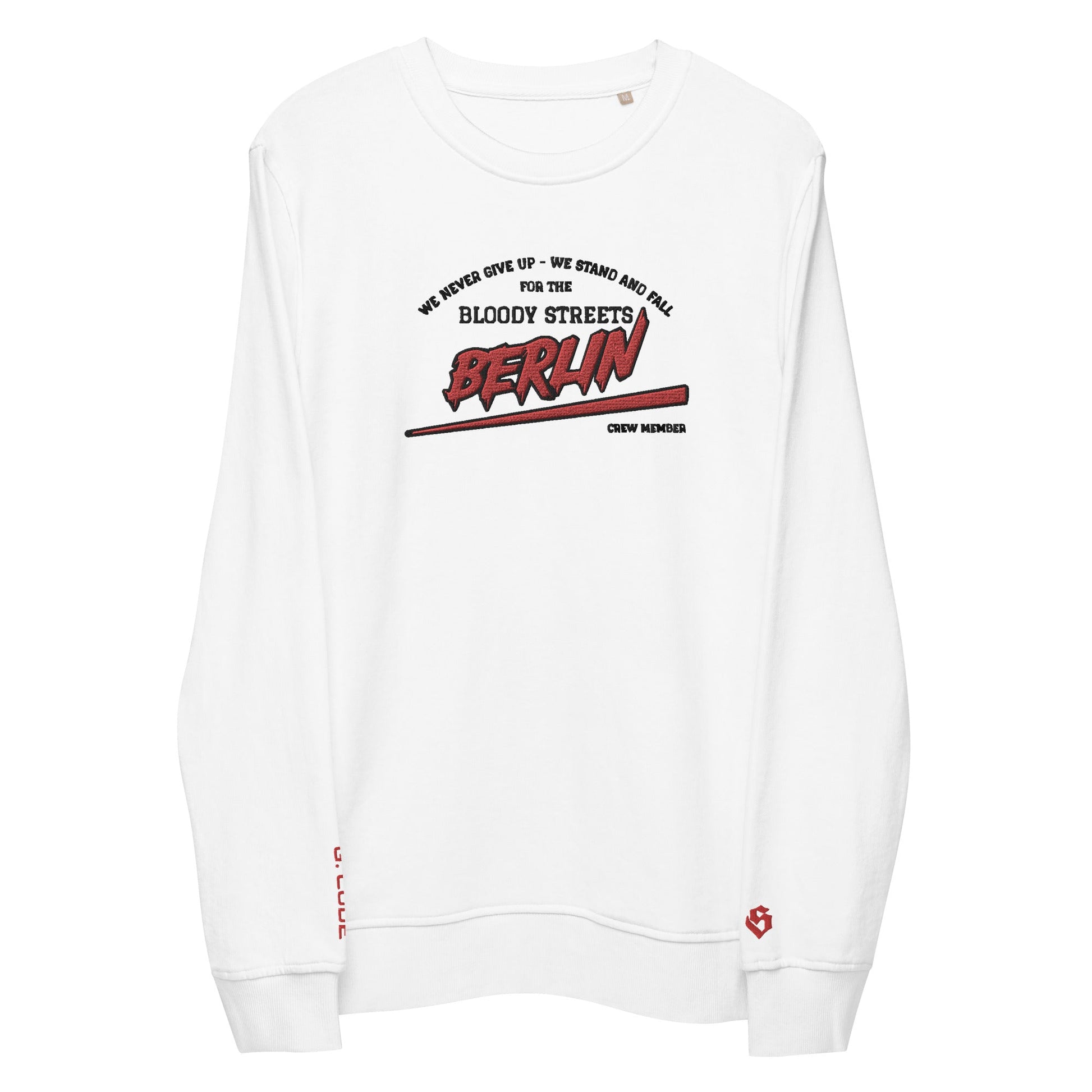 BS CITY Berlin Crew Member Premium Red "G" Pullover - BLOODY-STREETS.DE Streetwear Herren und Damen Hoodies, T-Shirts, Pullis