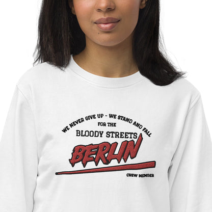 BS CITY Berlin Crew Member Premium Red "Lady" Pullover - BLOODY-STREETS.DE Streetwear Herren und Damen Hoodies, T-Shirts, Pullis