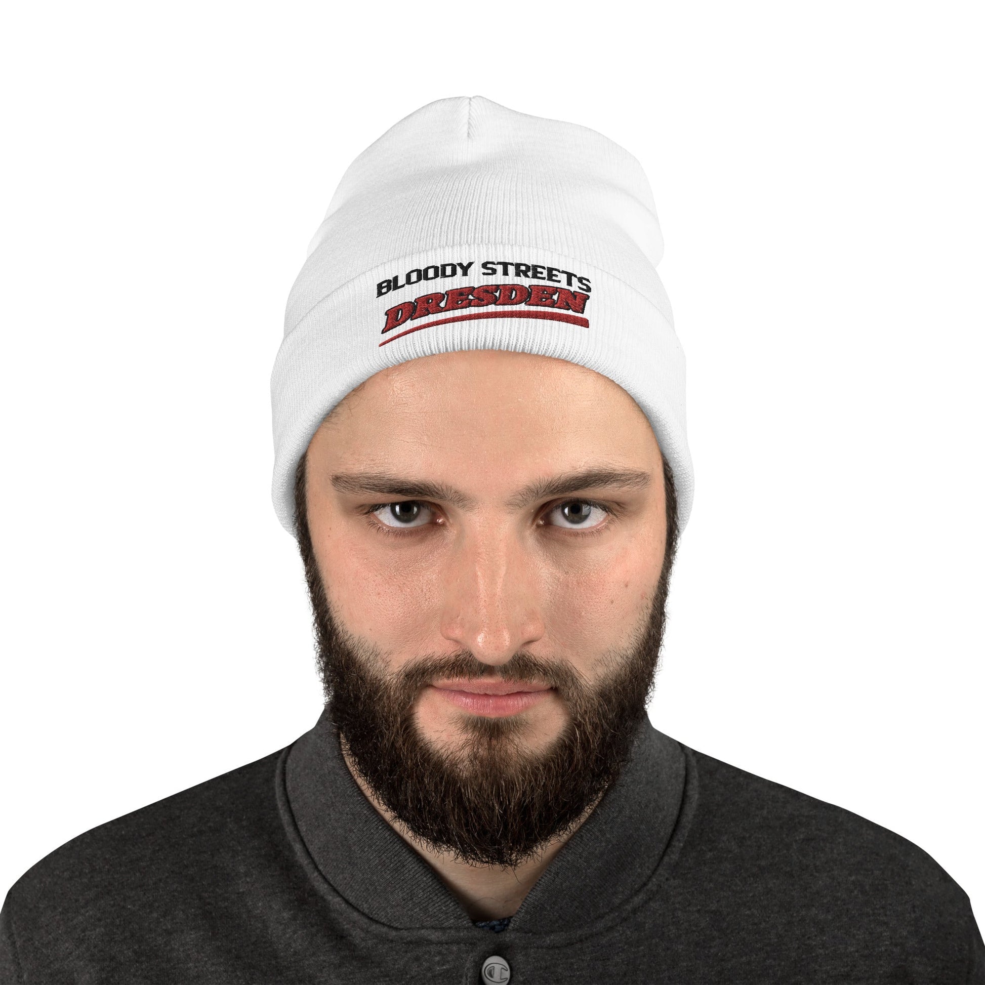 BS CITY Dresden Crew Member Premium Beanie - BLOODY-STREETS.DE Streetwear Herren und Damen Hoodies, T-Shirts, Pullis