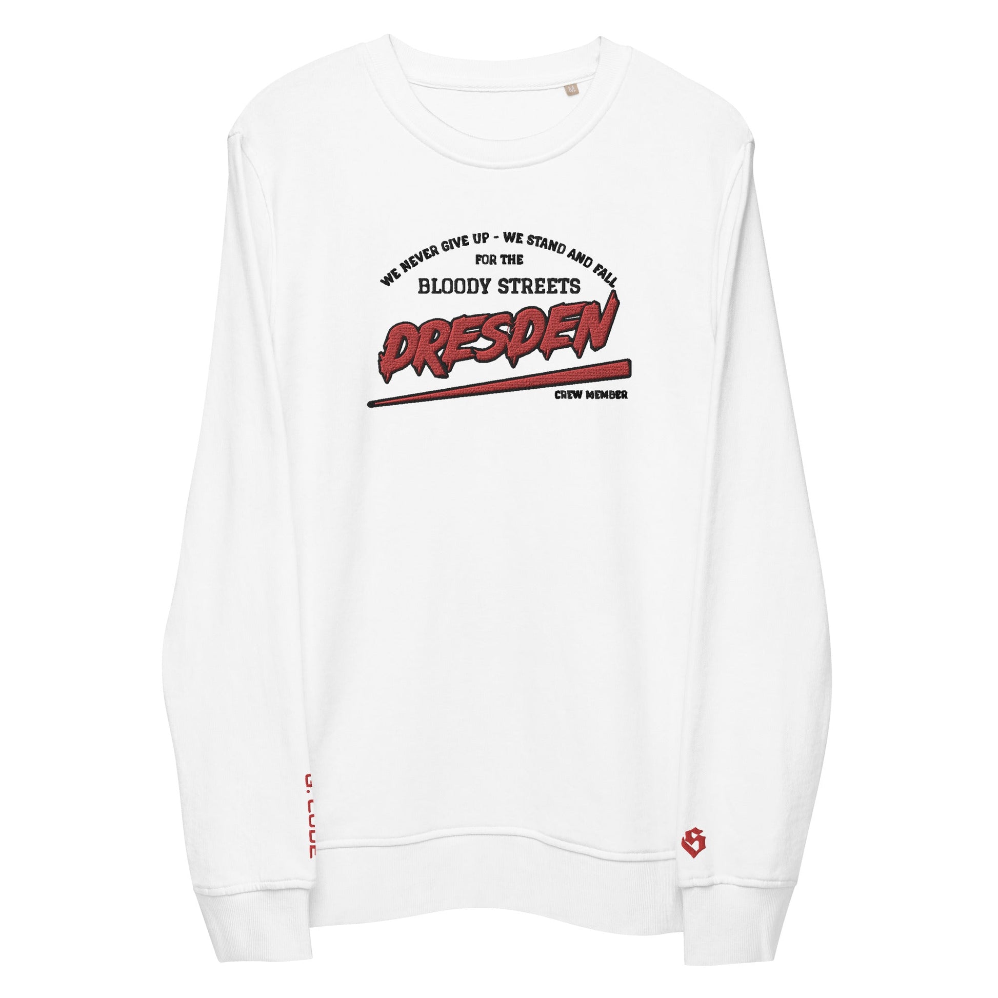 BS CITY Dresden Crew Member Premium Red "G" Pullover - BLOODY-STREETS.DE Streetwear Herren und Damen Hoodies, T-Shirts, Pullis