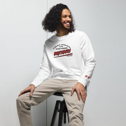 BS CITY Dresden Crew Member Premium Red "G" Pullover - BLOODY-STREETS.DE Streetwear Herren und Damen Hoodies, T-Shirts, Pullis