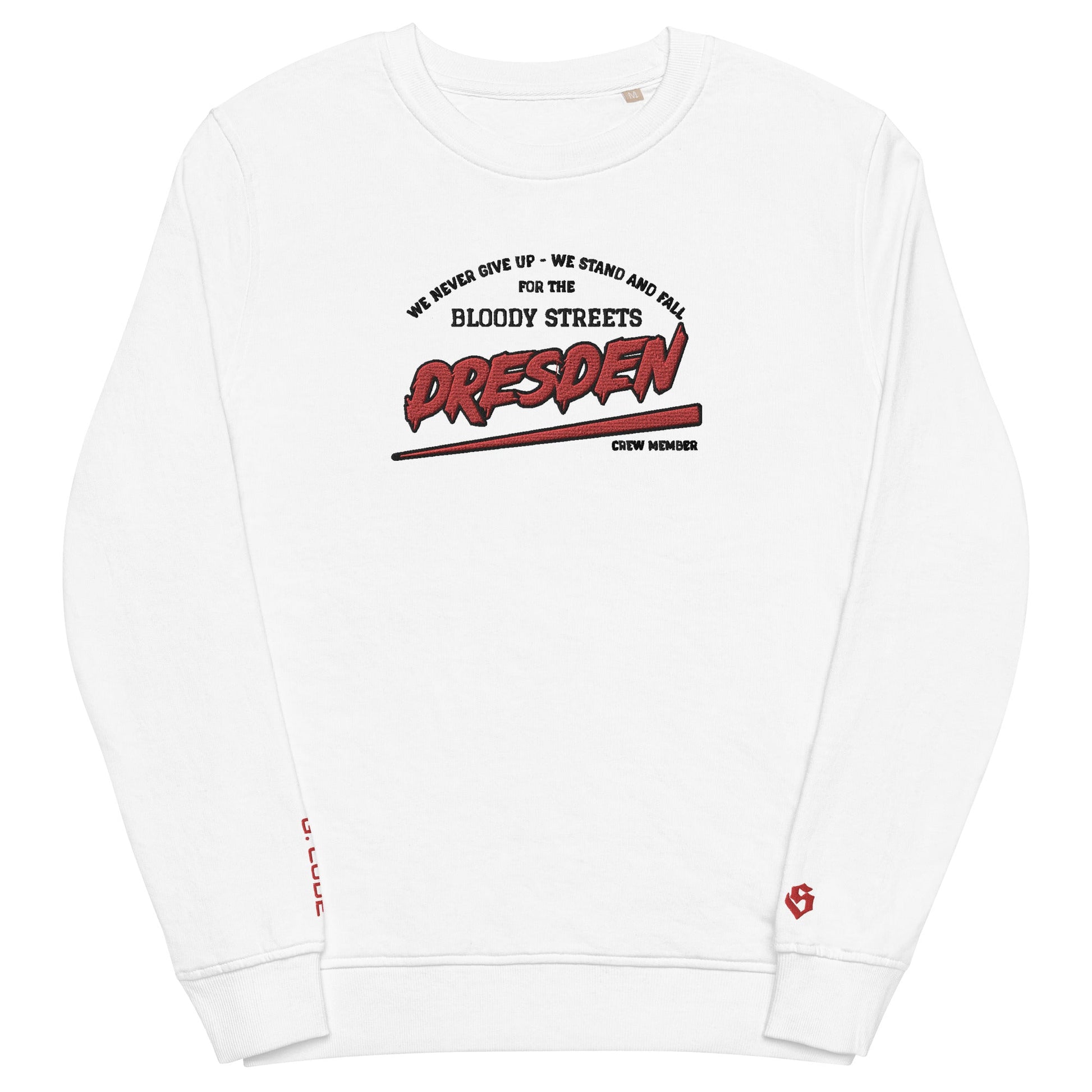 BS CITY Dresden Crew Member Premium Red "G" Pullover - BLOODY-STREETS.DE Streetwear Herren und Damen Hoodies, T-Shirts, Pullis