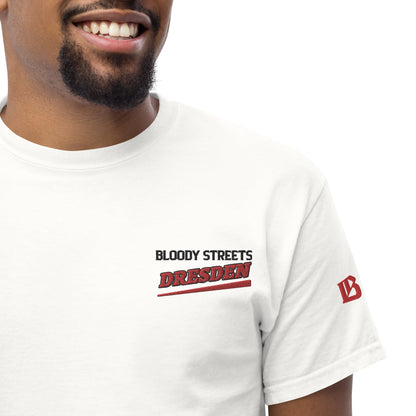 BS CITY Dresden Crew Member Premium Red "G" T-Shirt - BLOODY-STREETS.DE Streetwear Herren und Damen Hoodies, T-Shirts, Pullis