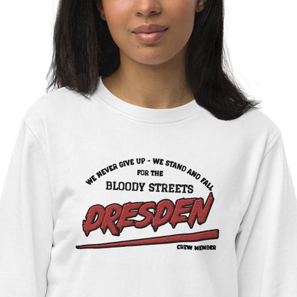 BS CITY Dresden Crew Member Premium Red "Lady" Pullover - BLOODY-STREETS.DE Streetwear Herren und Damen Hoodies, T-Shirts, Pullis