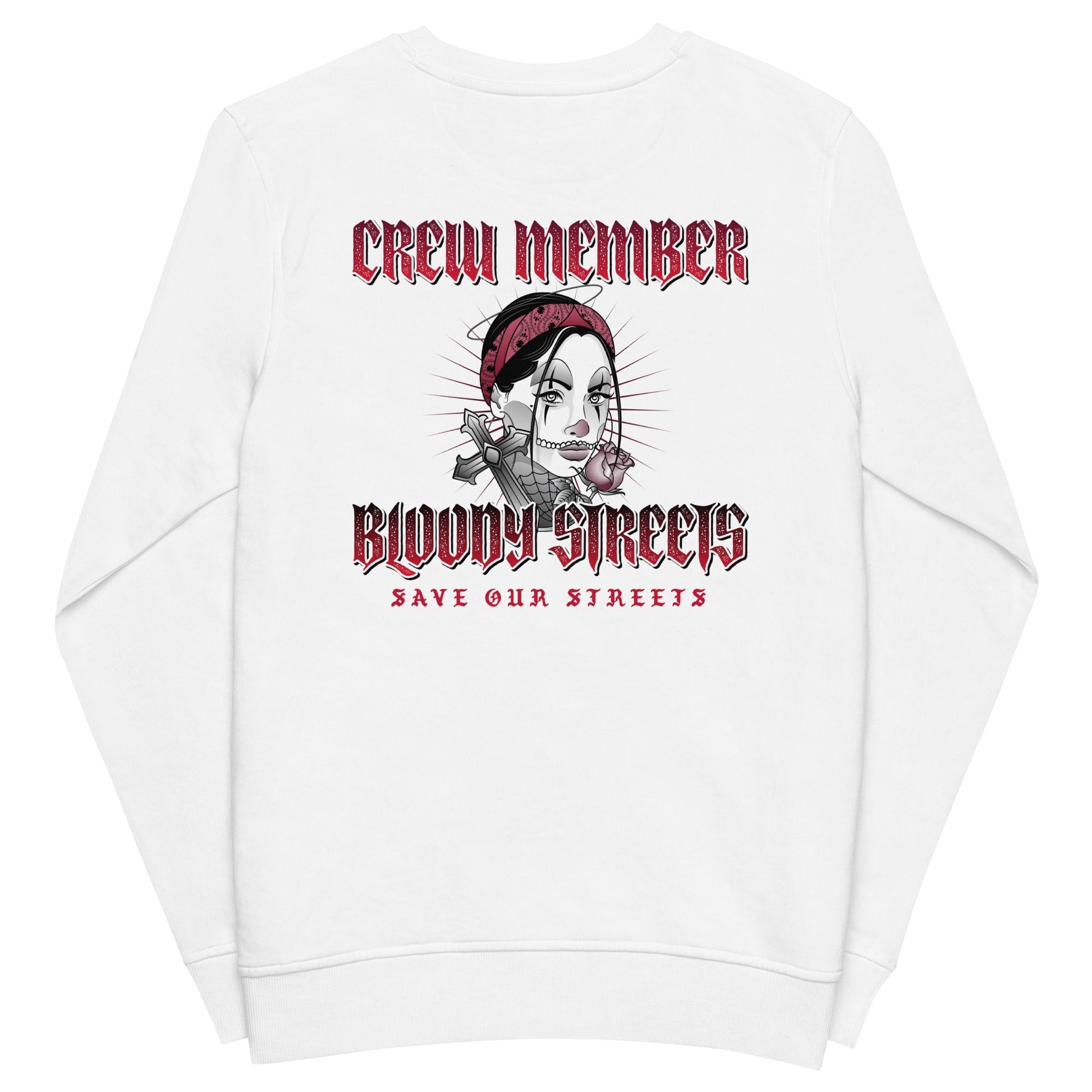 BS CITY Dresden Crew Member Premium Red "Lady" Pullover - BLOODY-STREETS.DE Streetwear Herren und Damen Hoodies, T-Shirts, Pullis